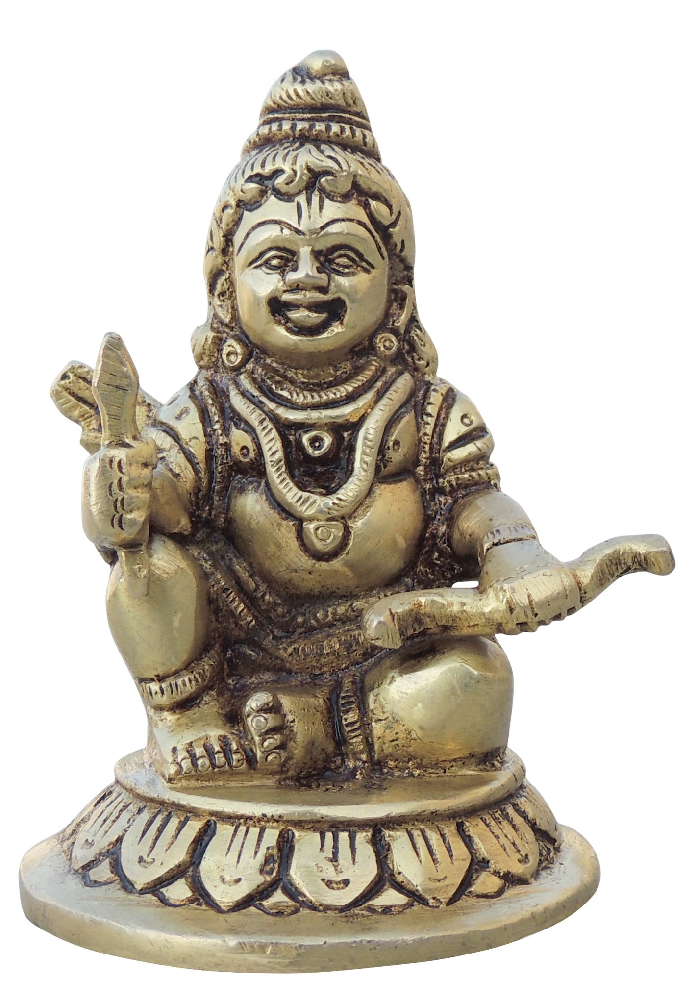 Brass Krishna — 4.5"