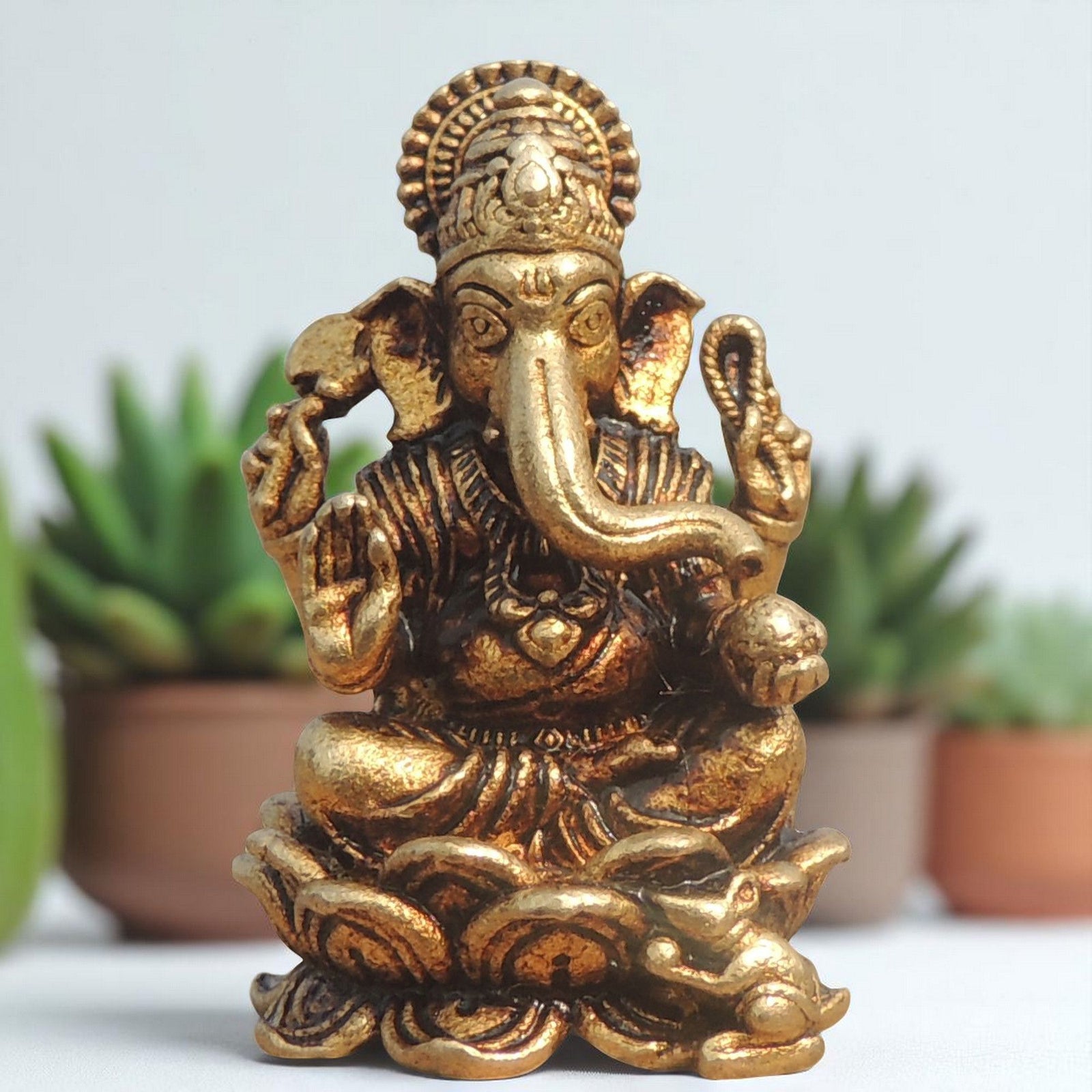Brass Ganesh — 1.6"