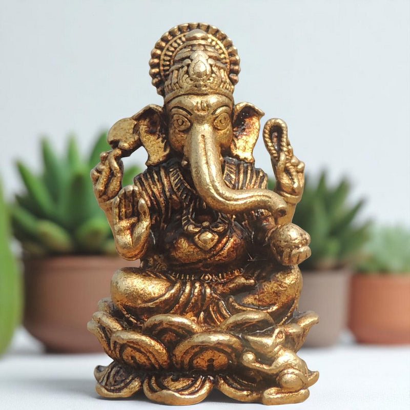 Brass Ganesh — 1.6"