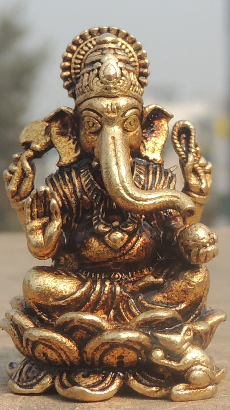 Brass Ganesh — 1.6"