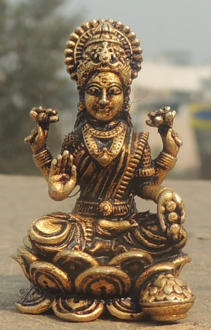Brass Lakshmi — 1.6"