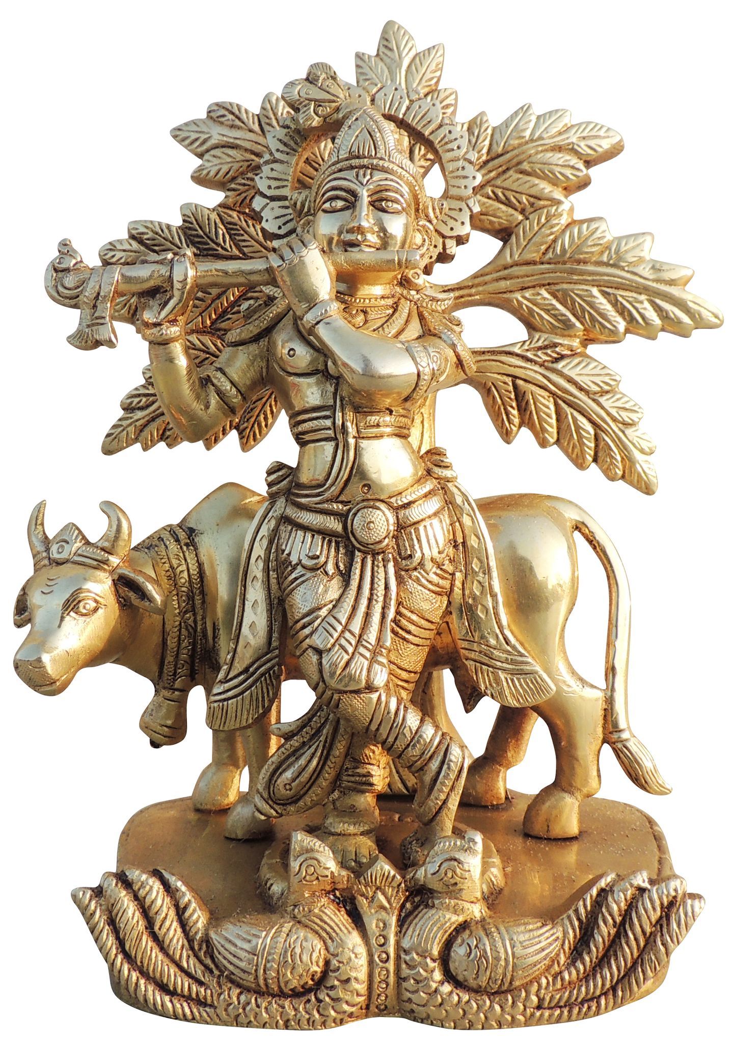 Brass Krishna — 8.7"
