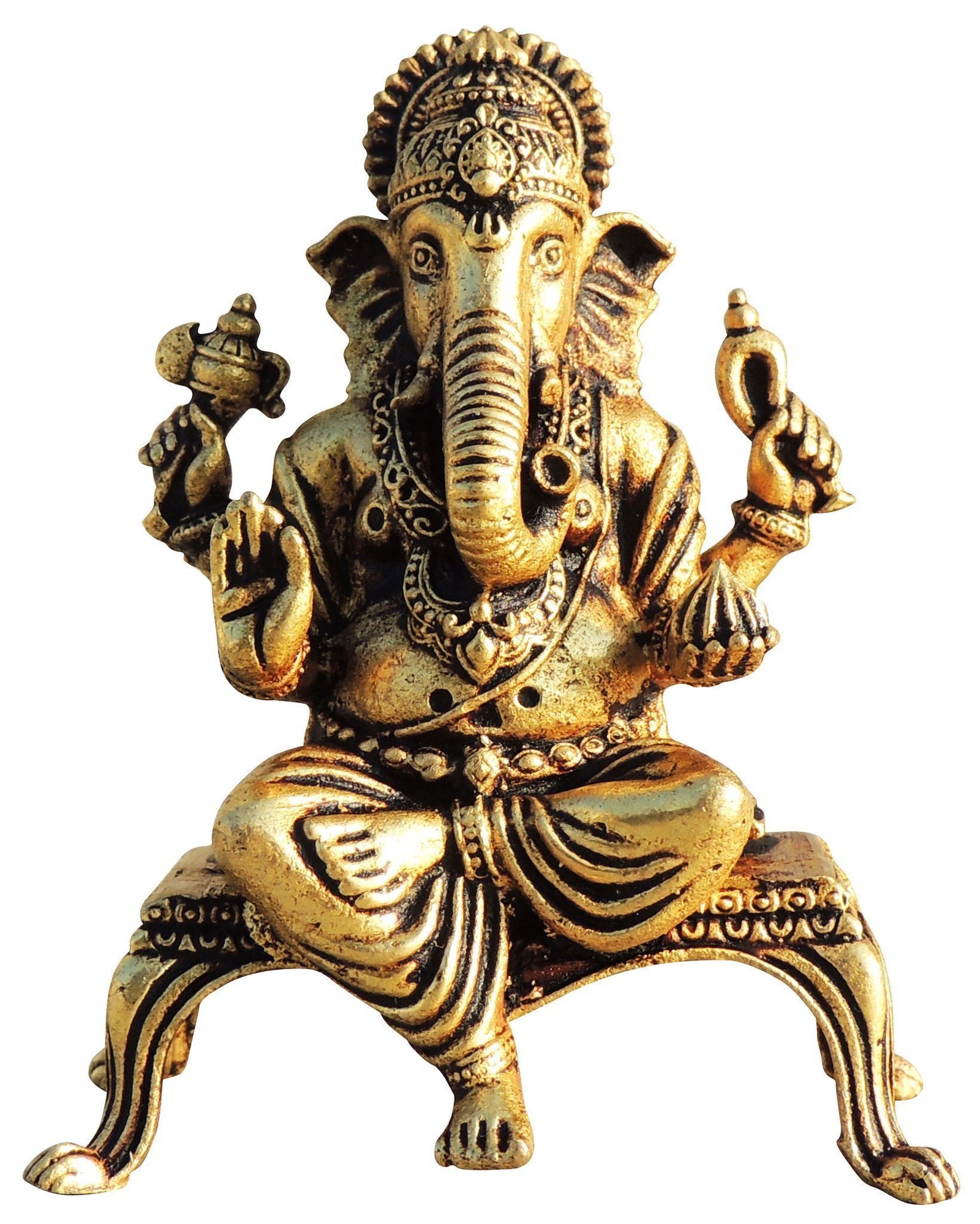 Brass Ganesh — 3.2"