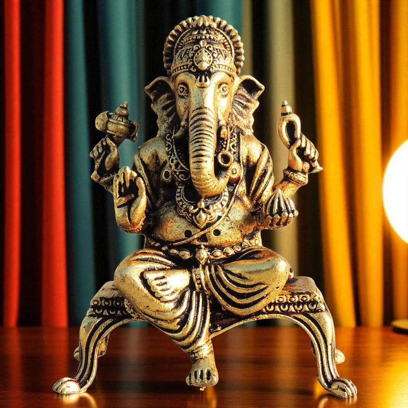 Brass Ganesh — 3.2"