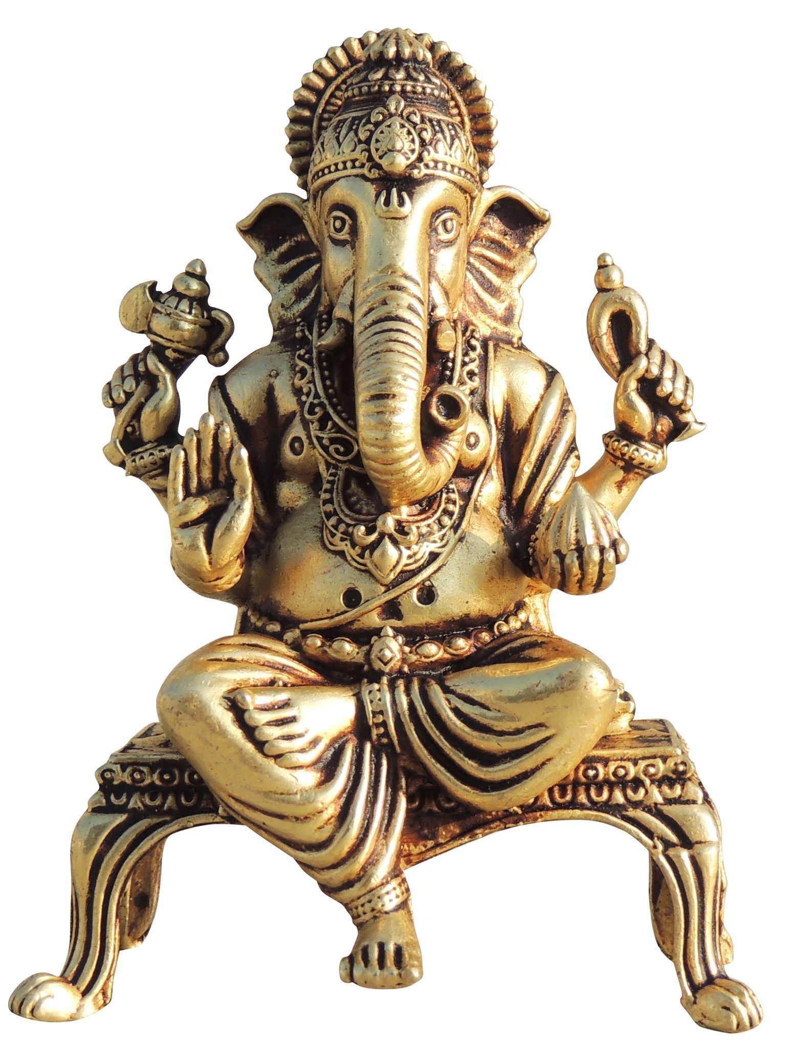 Brass Ganesh — 3.8"