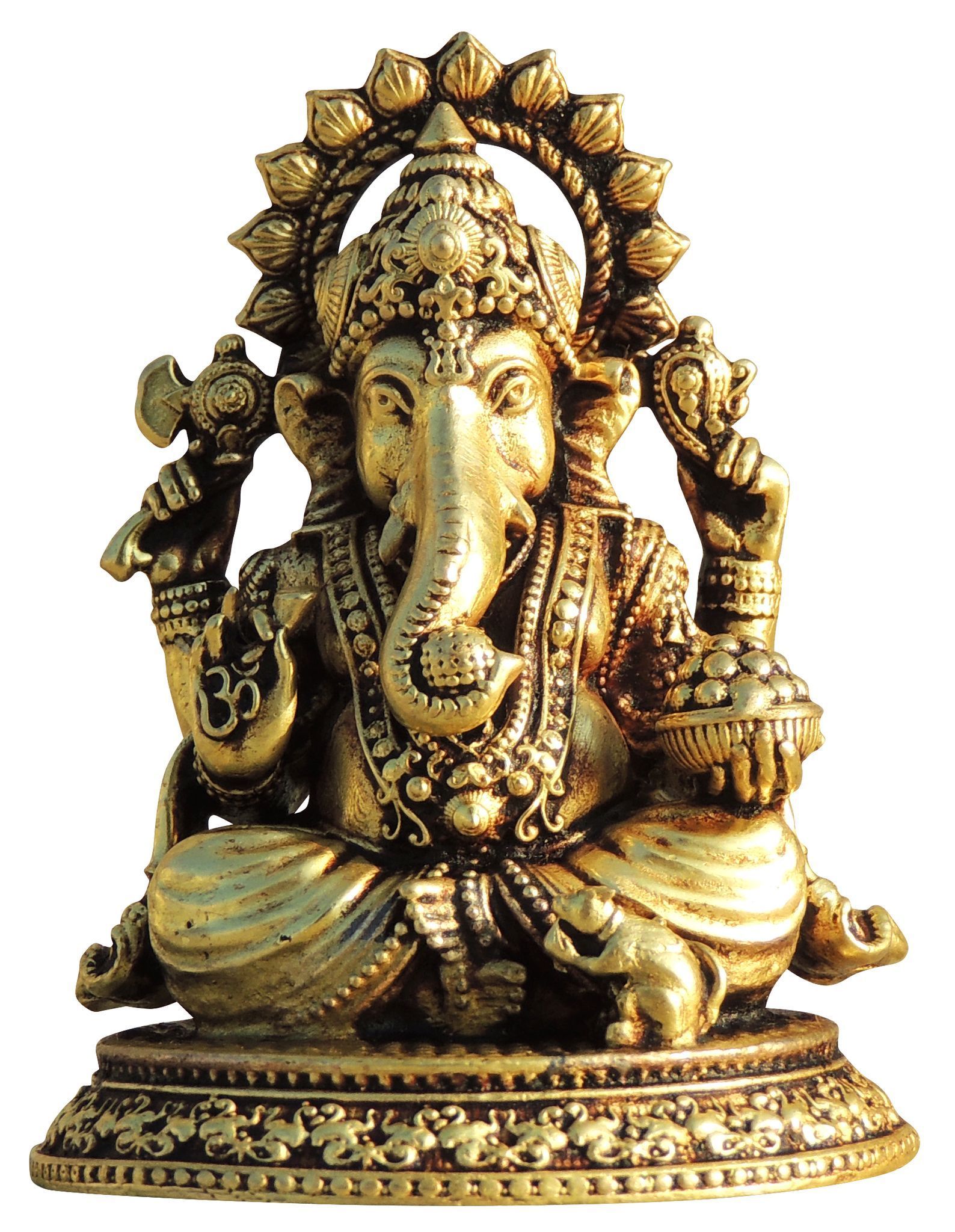 Brass Ganesh — 2.5"