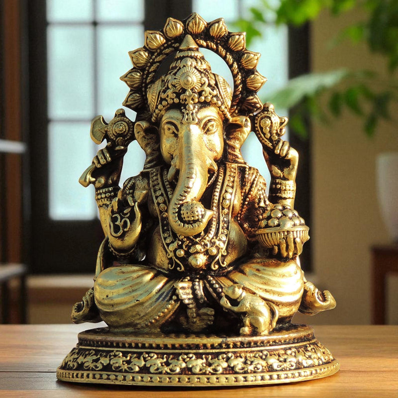 Brass Ganesh — 2.5"