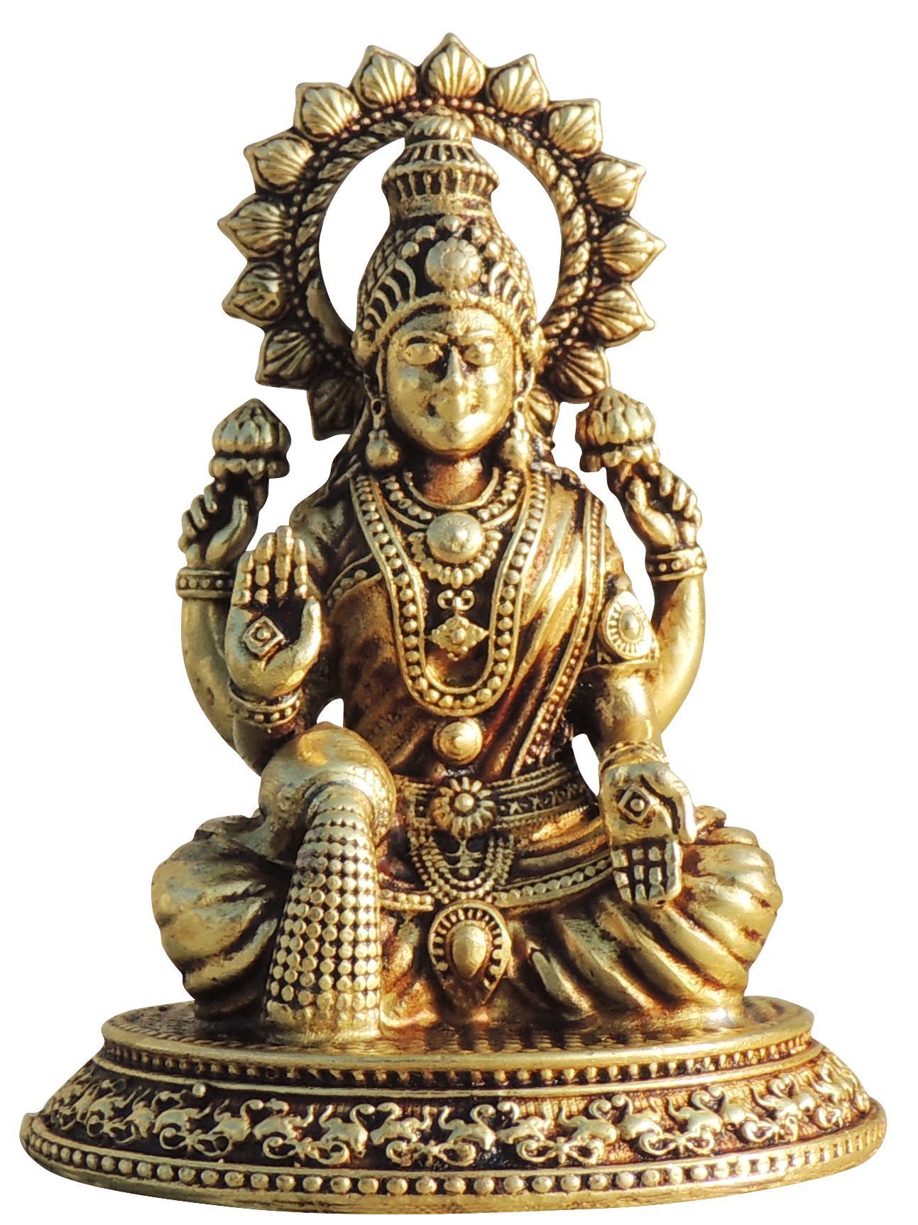 Brass Lakshmi — 2.6"