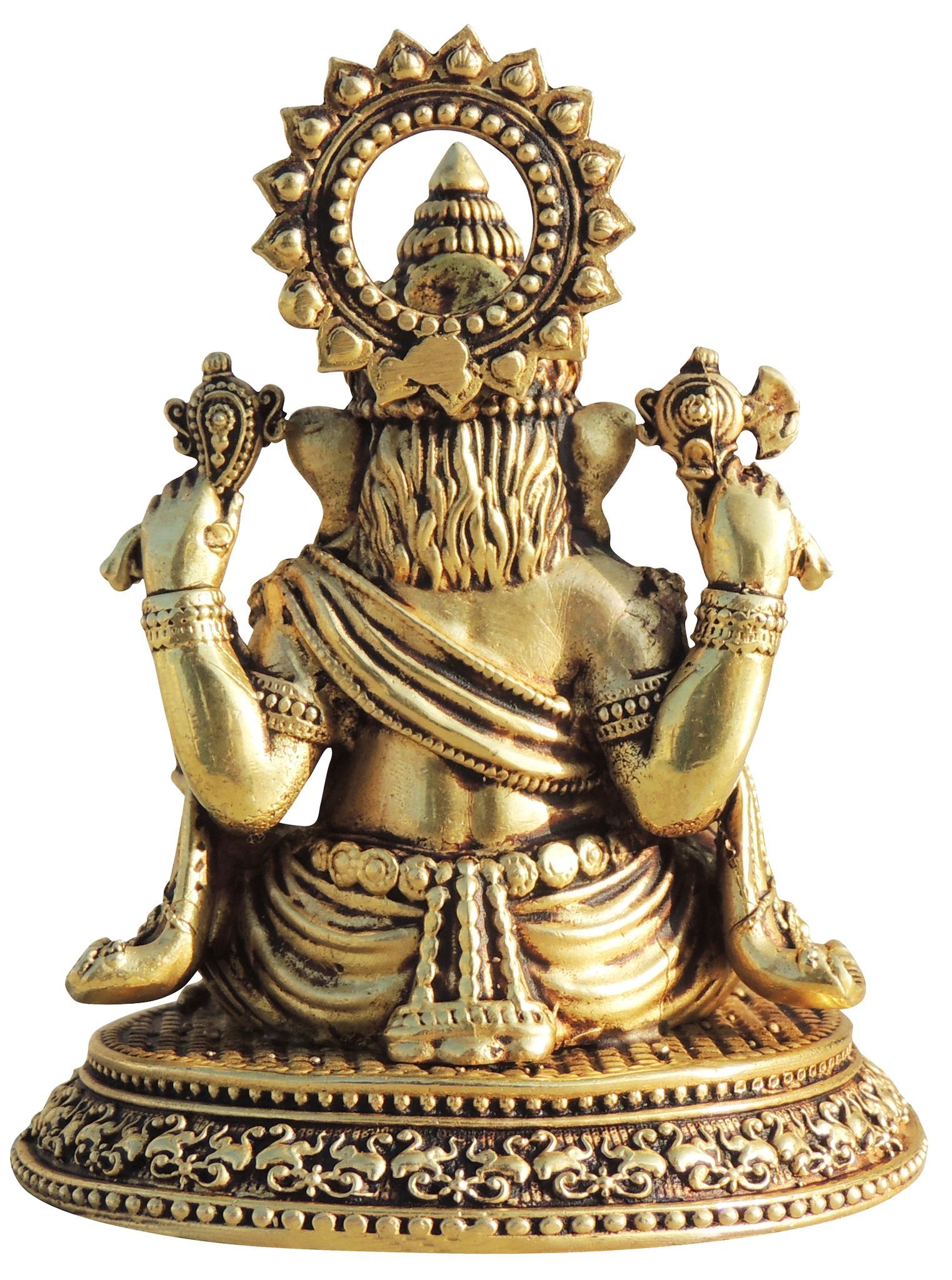 Brass Ganesh — 4"