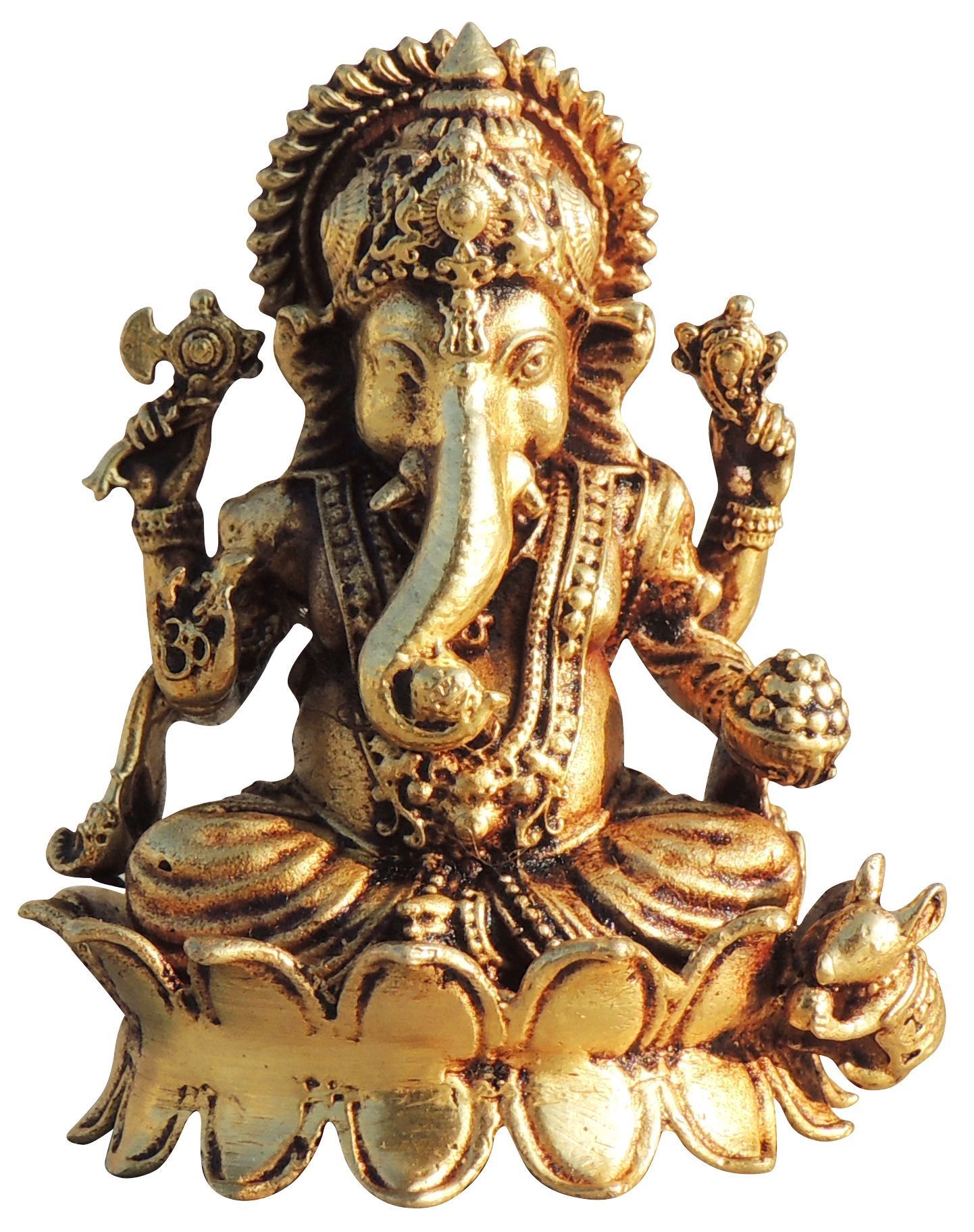 Brass Ganesh — 2.5"