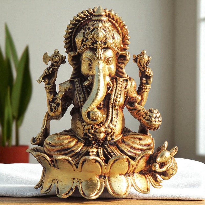 Brass Ganesh — 2.5"