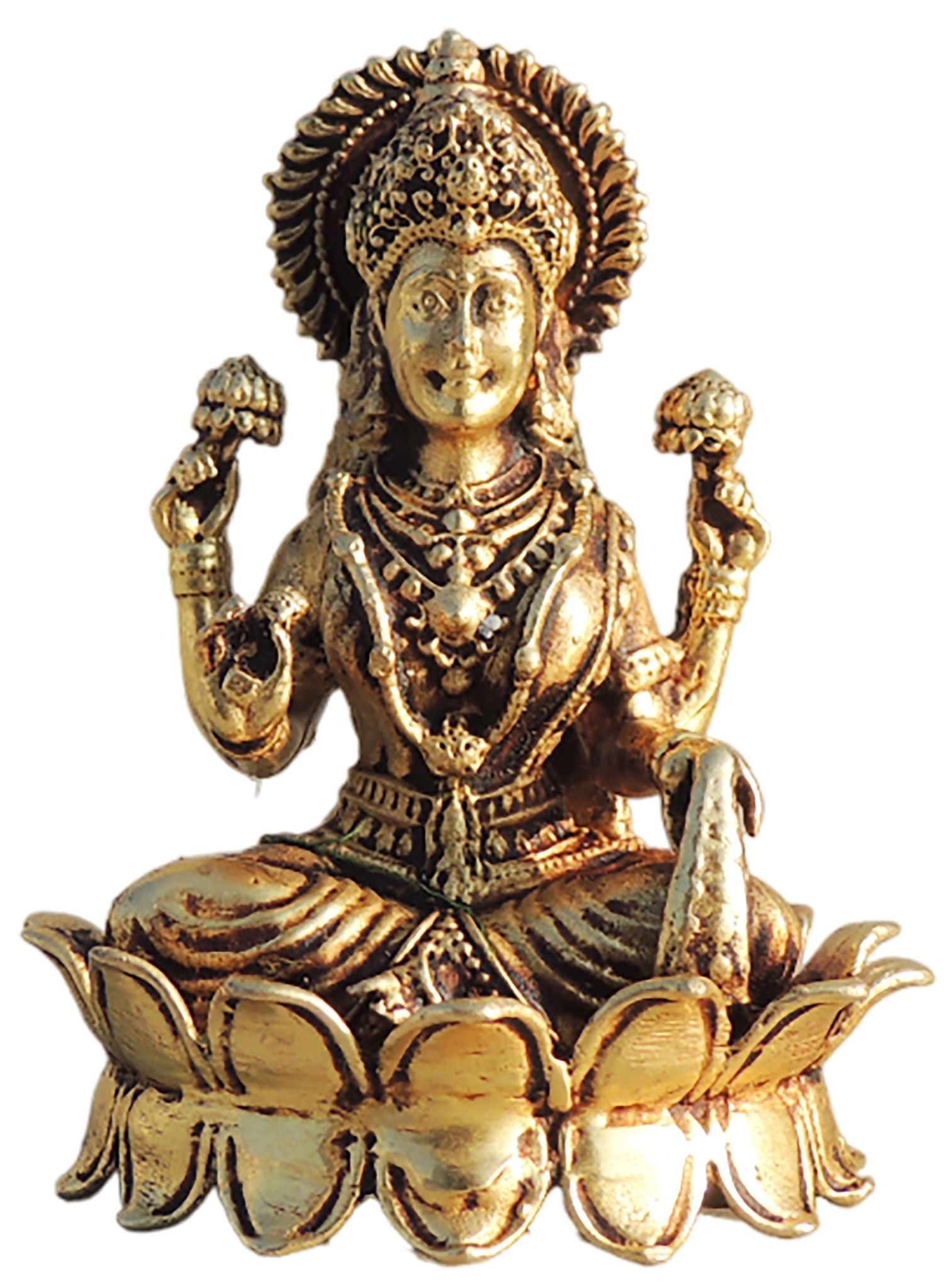 Brass Lakshmi — 2.6"