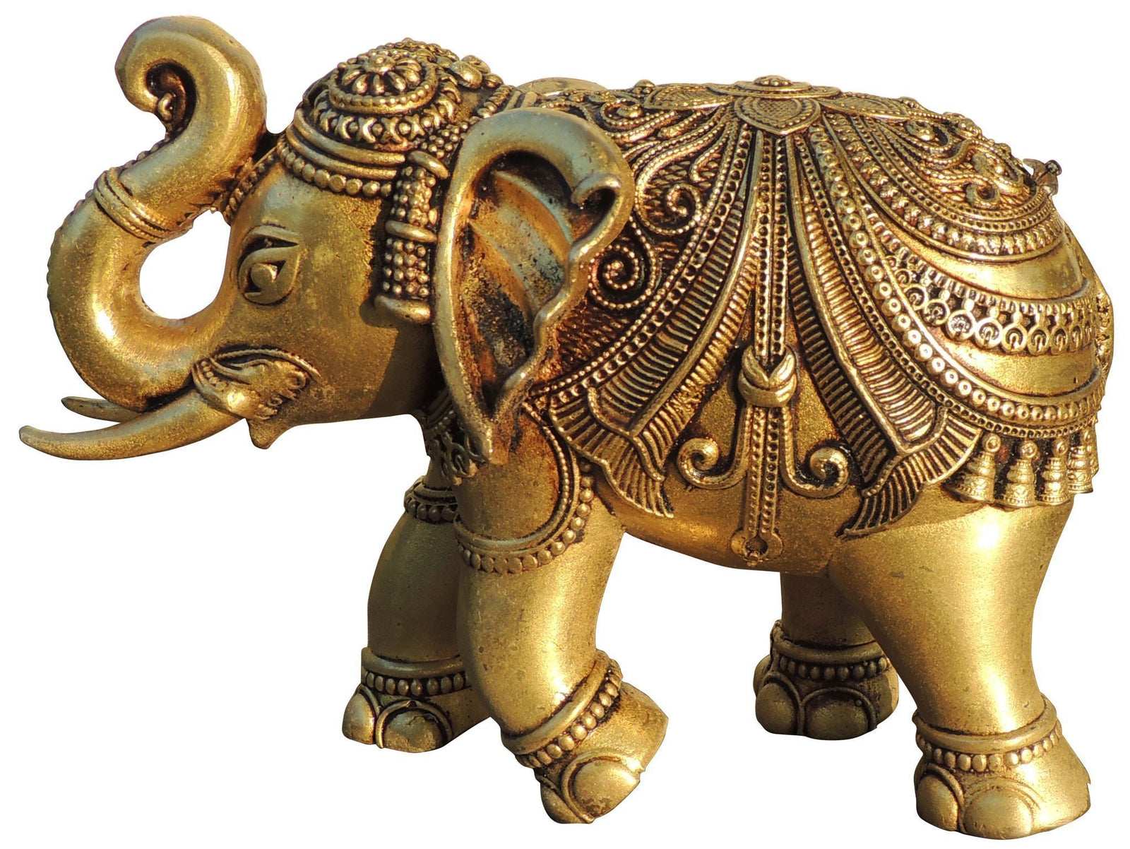 Brass Elephant, Haathi , Made From Machine — 4"