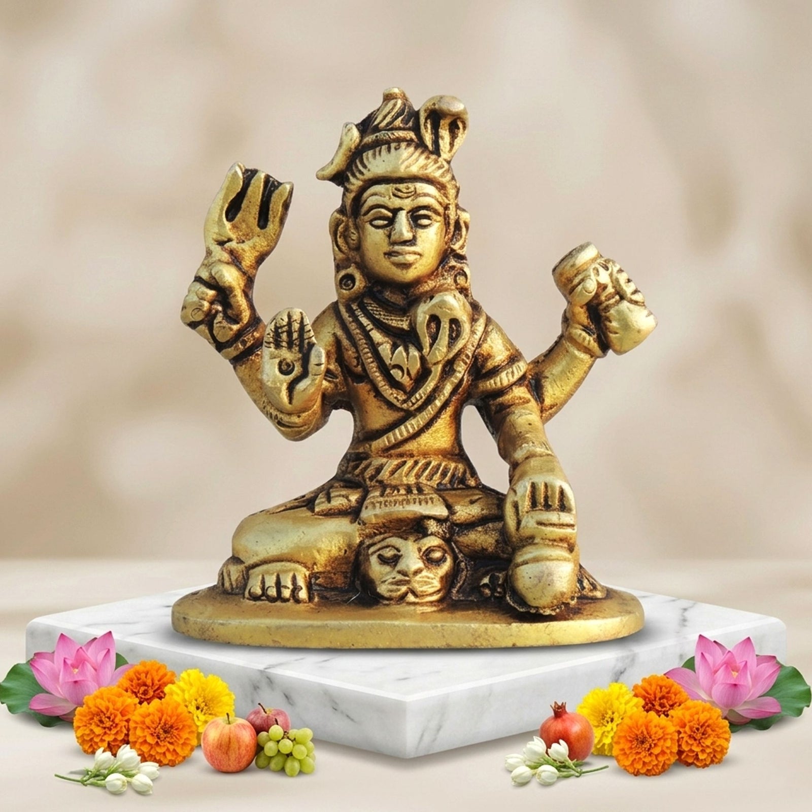 Brass Shiva — 2.5"