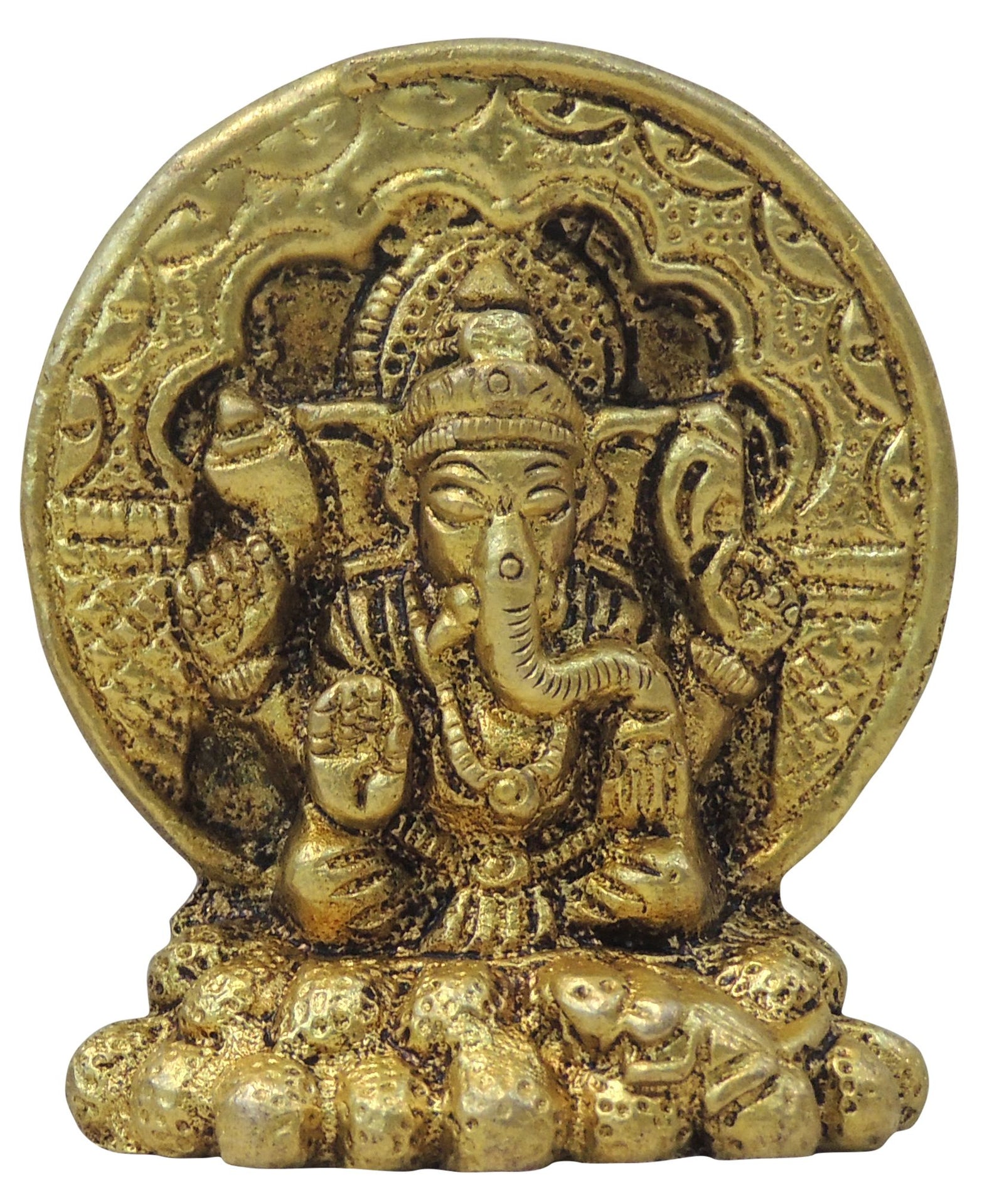 Brass Ganesh — 2.5"