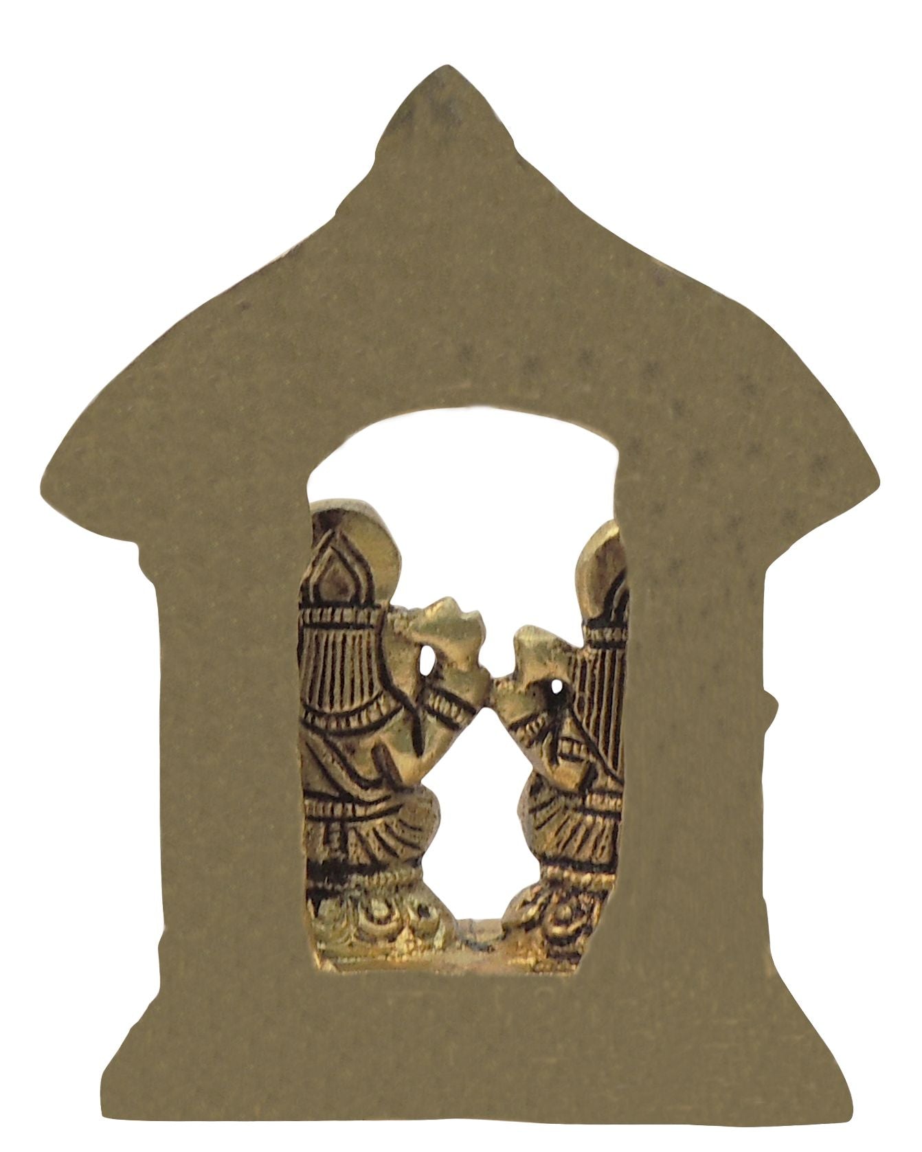 Brass Lakshmi-Ganesh Set — 3.6"