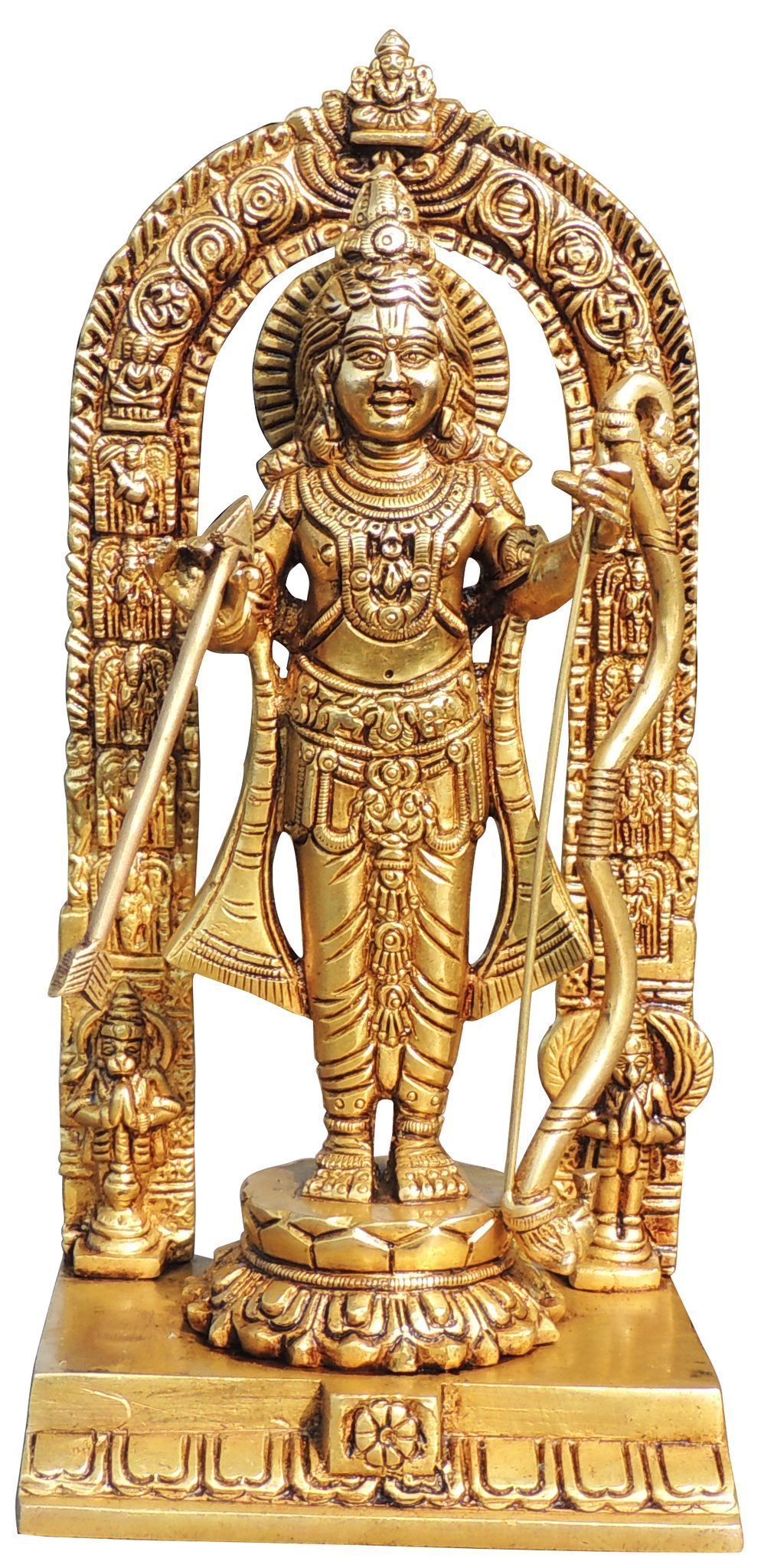 Brass Krishna — 9.5"