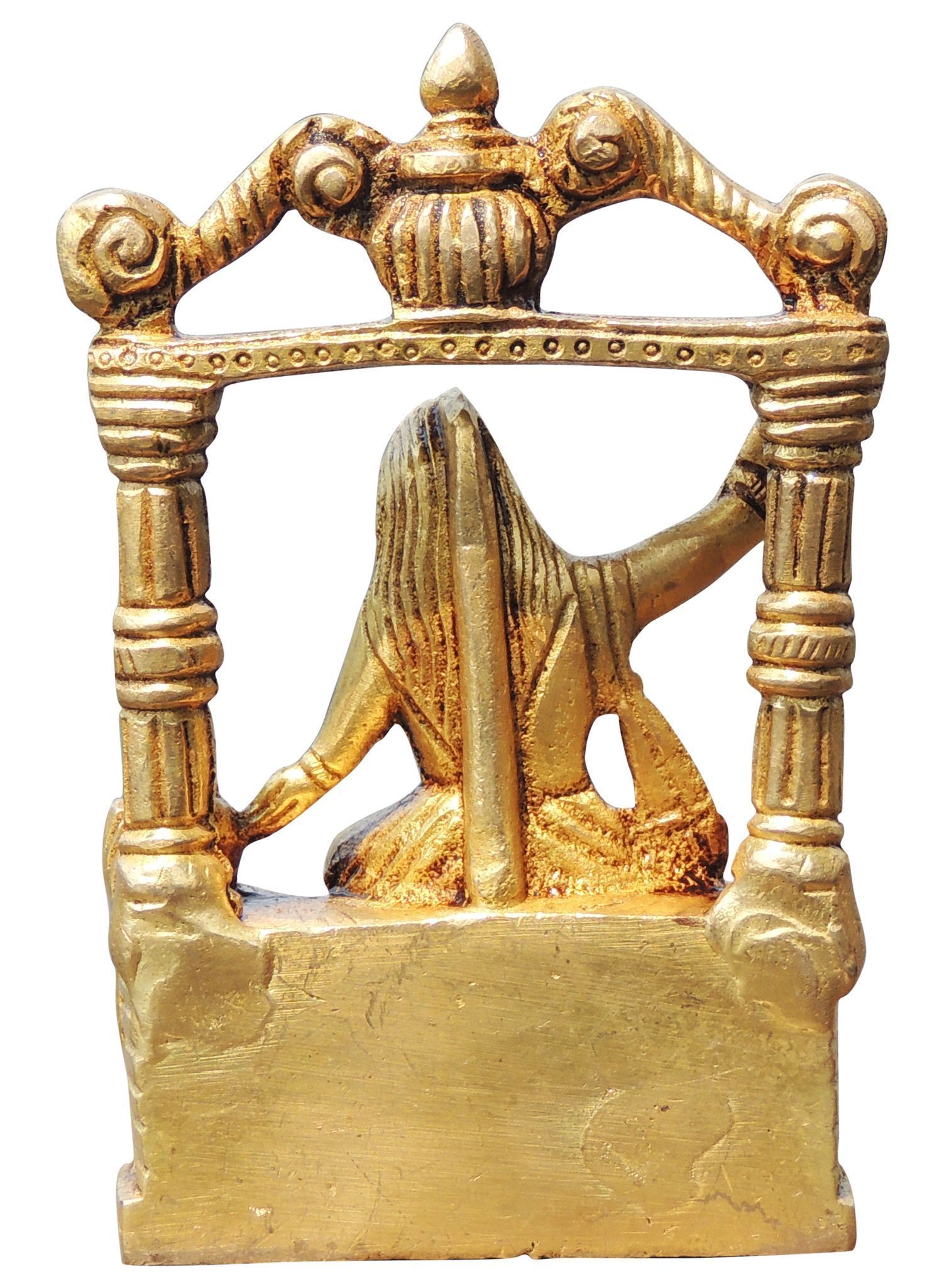 Brass Baglamukhi — 4.5"