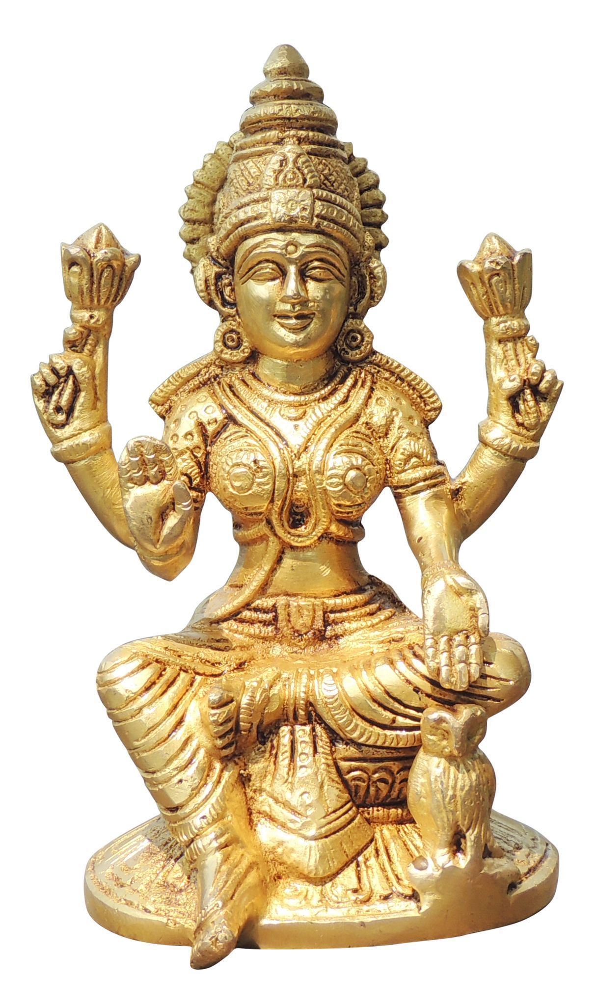 Brass Lakshmi — 6.5"
