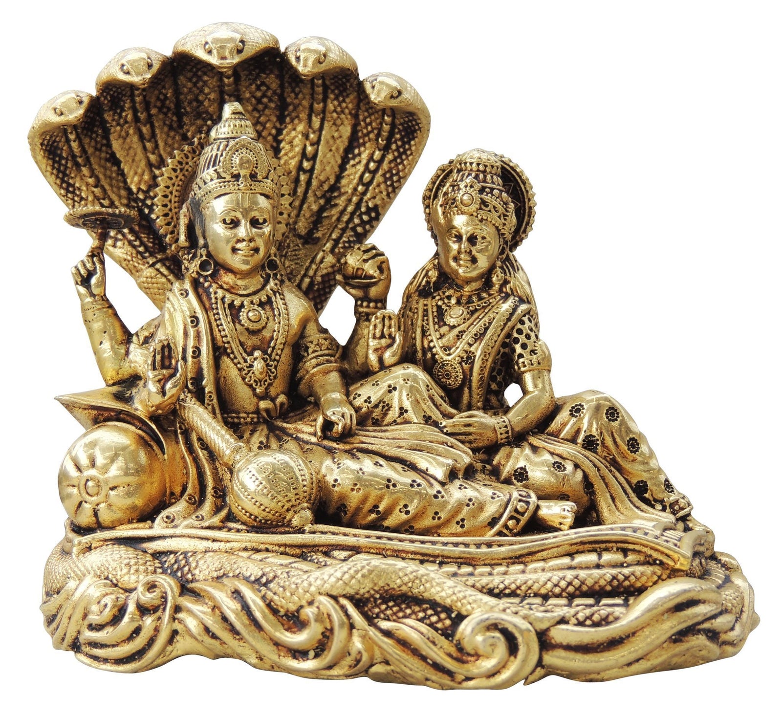 Brass Lakshmi — 4.6"