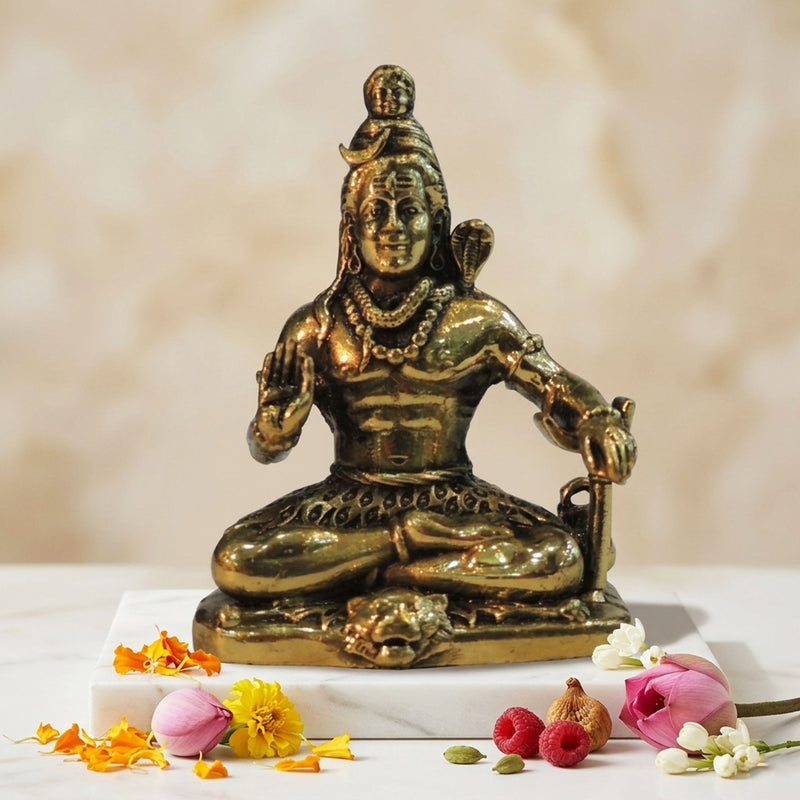 Brass Shiva — 3"