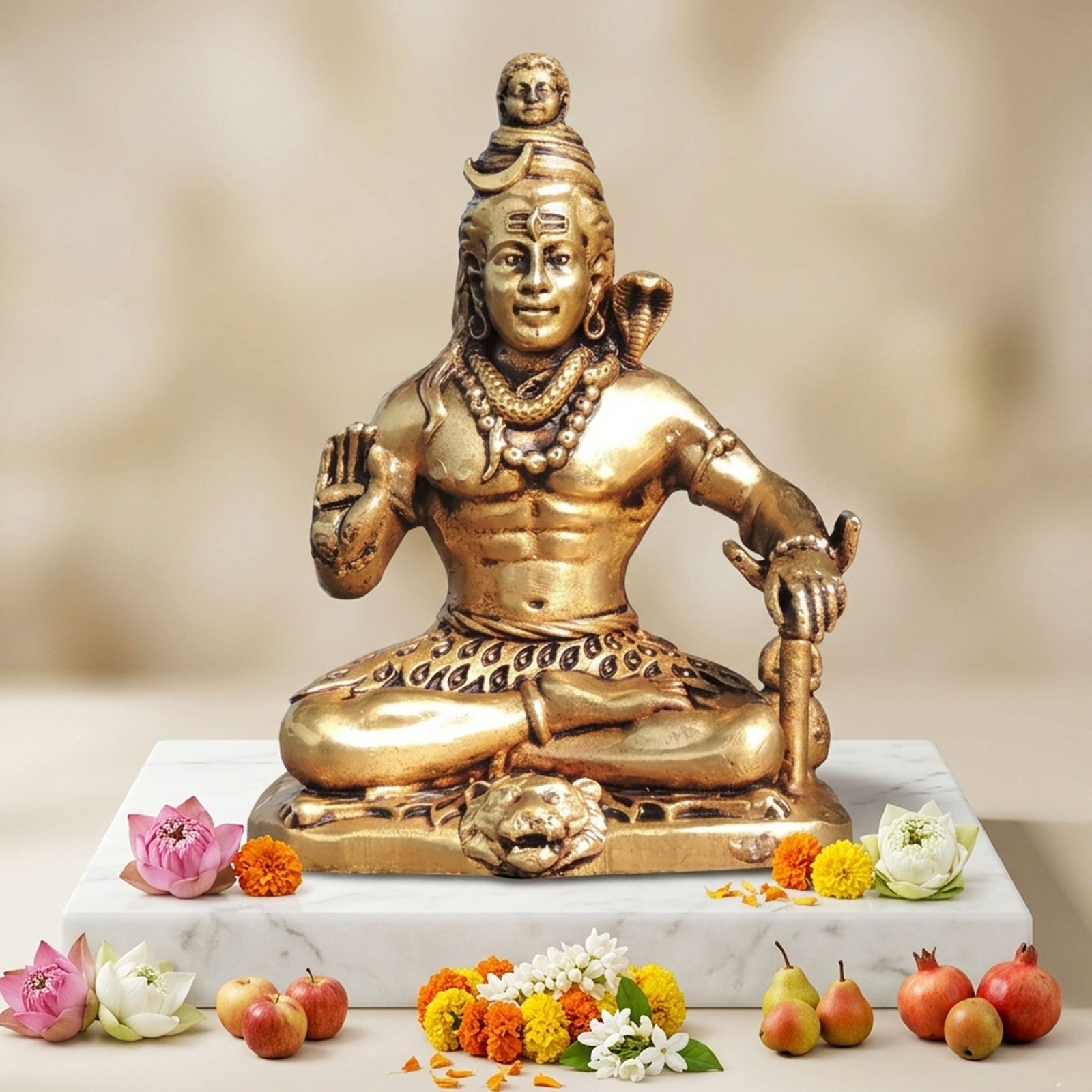 Brass Shiva — 4"