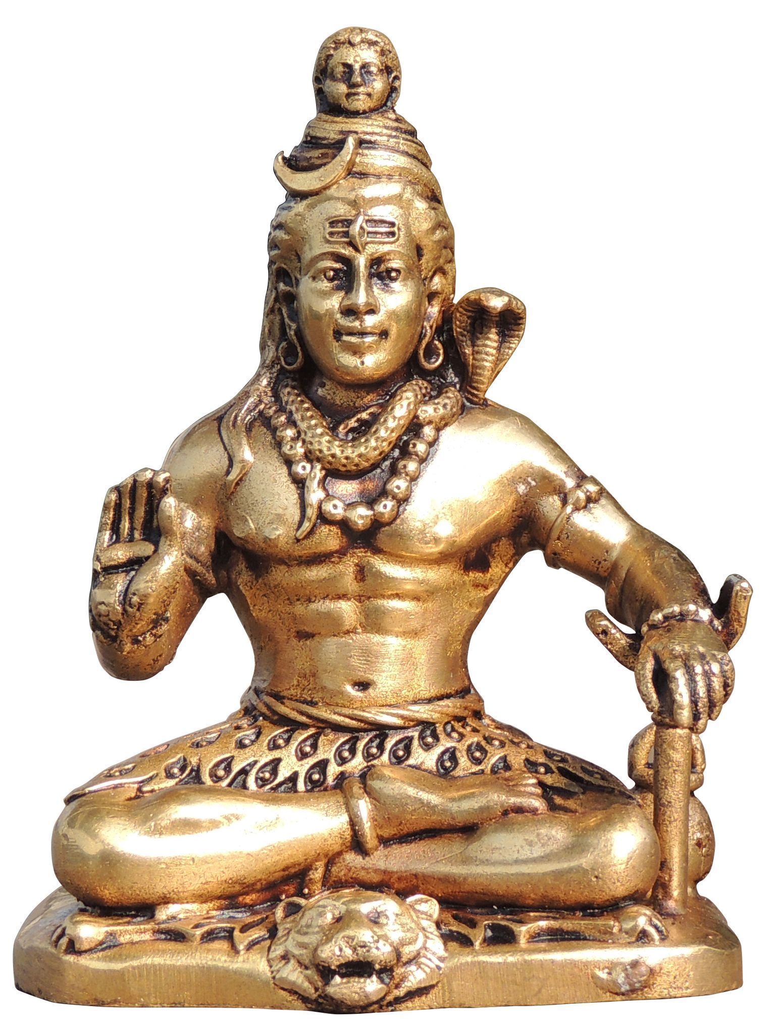 Brass Shiva — 4"