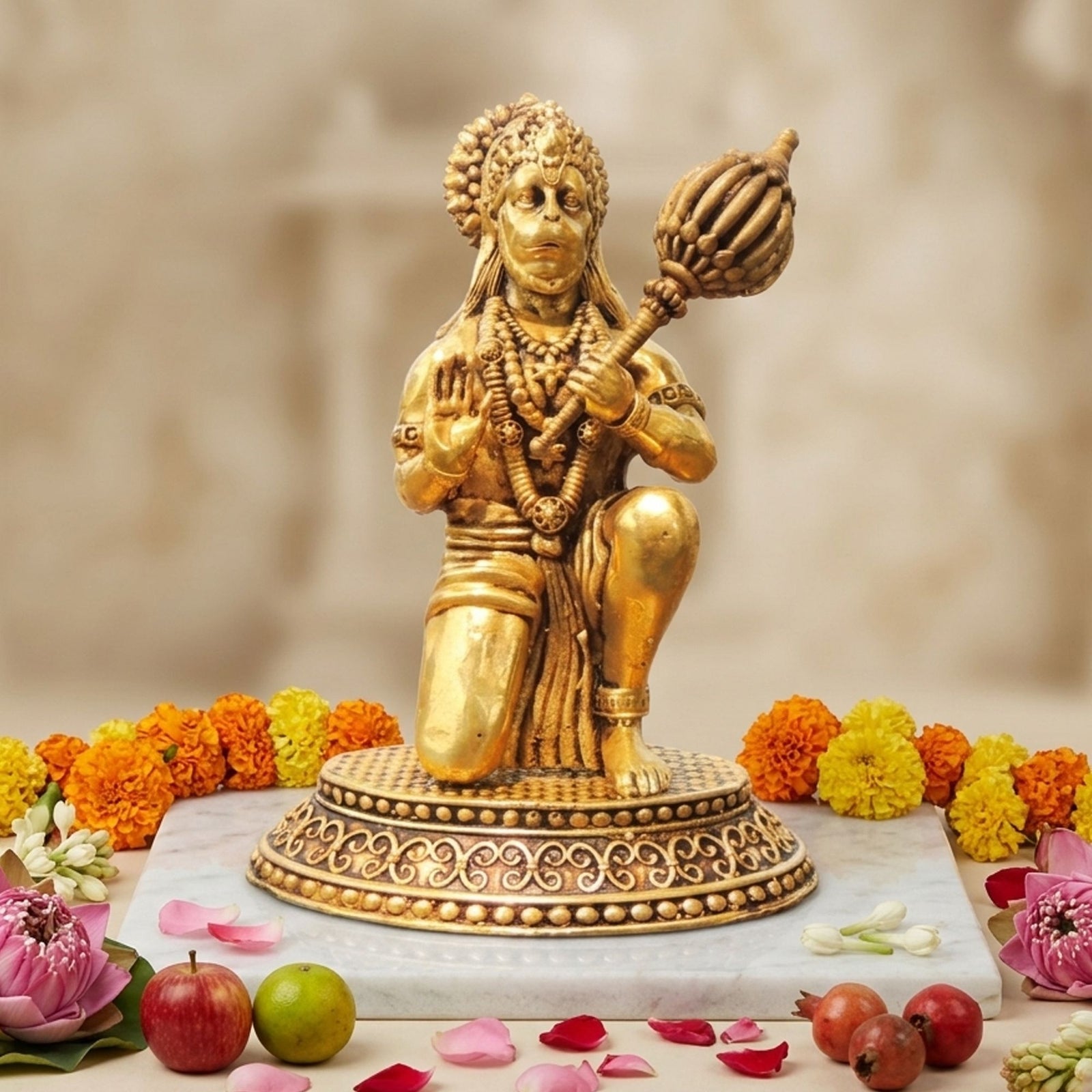 Brass Hanuman — 4.5"
