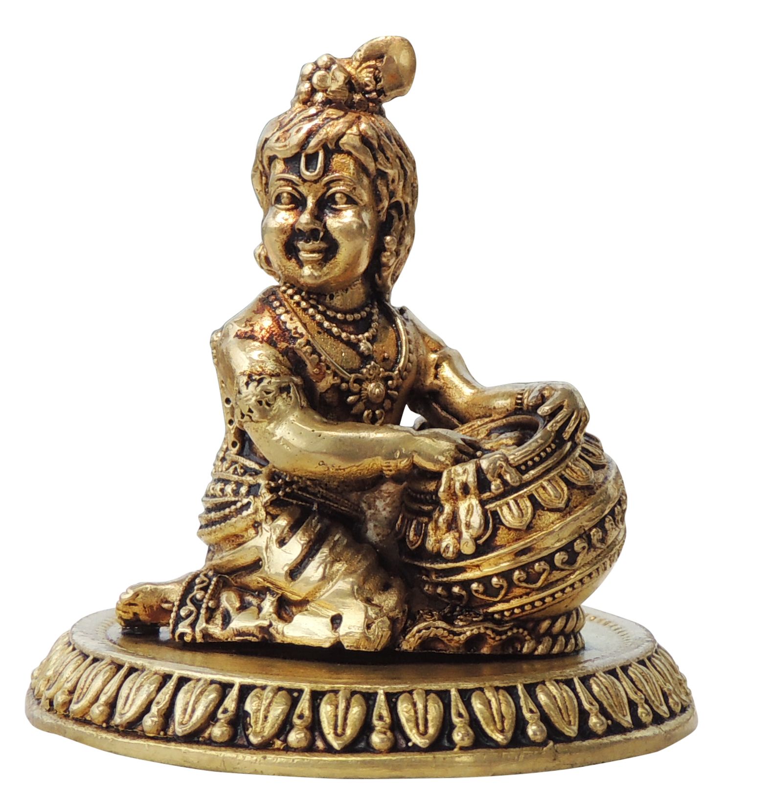 Brass Krishna — 3.2"