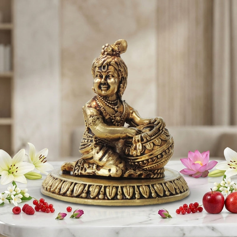 Brass Krishna — 3.2"