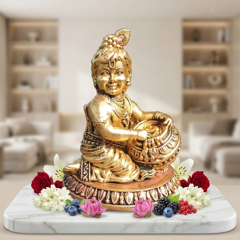 Brass Krishna — 4.5"