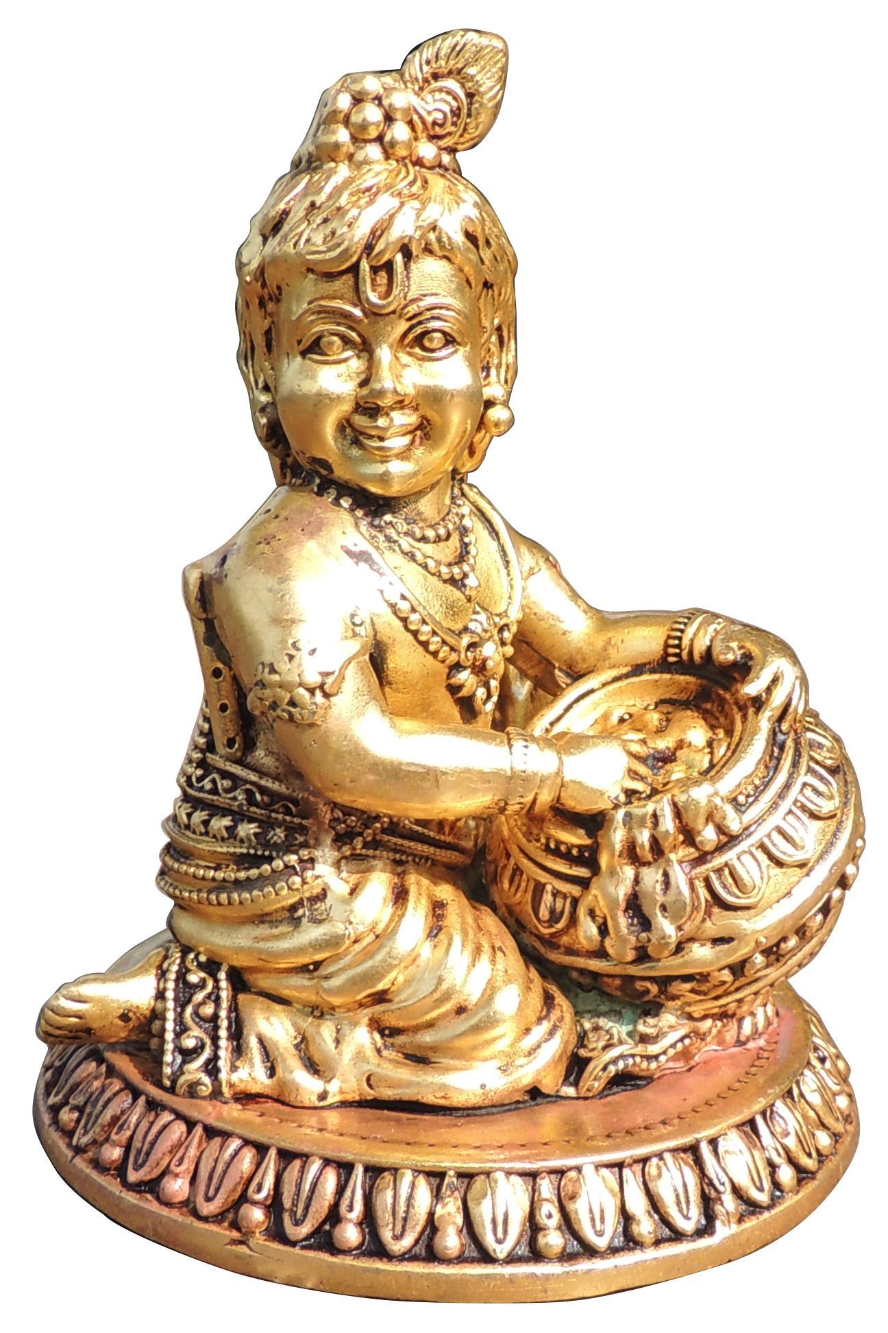 Brass Krishna — 4.5"