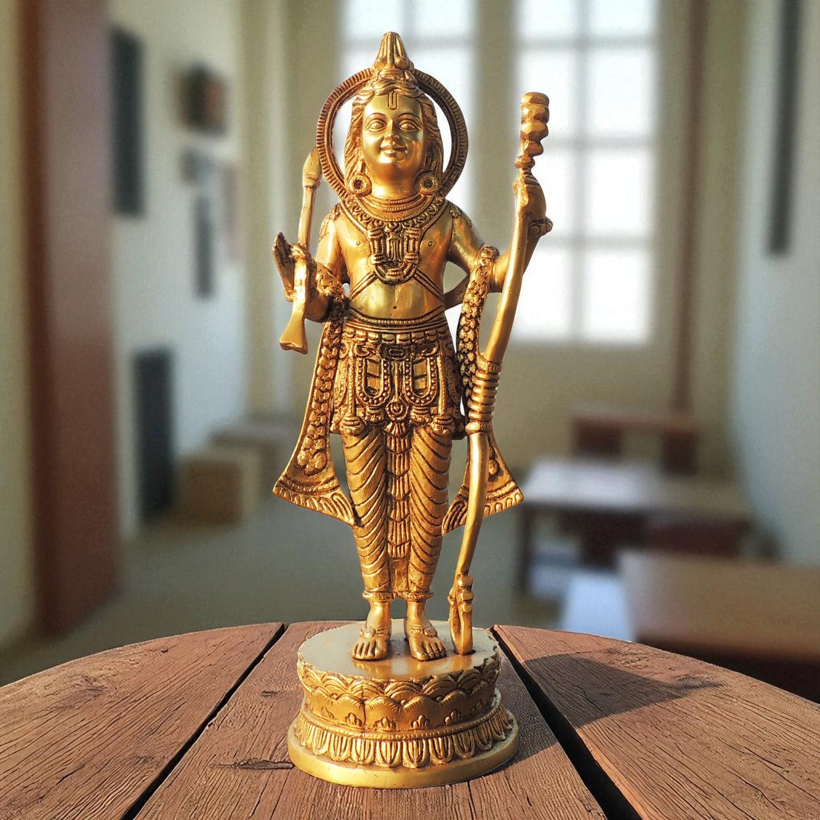 Brass Krishna — 13"