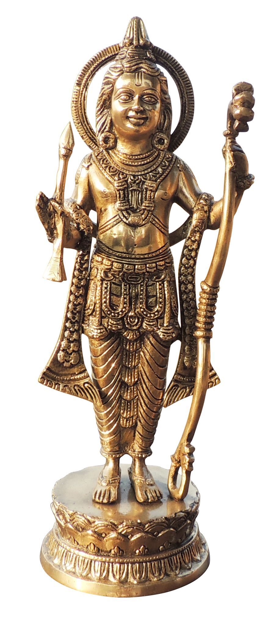 Brass Krishna — 13"
