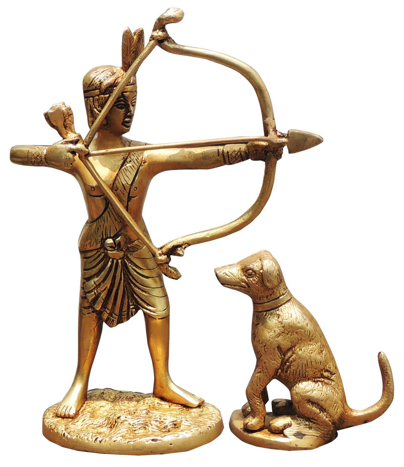 Brass eklavya — 9"