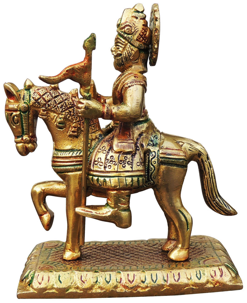 Brass Jaharveer Baba — 6"