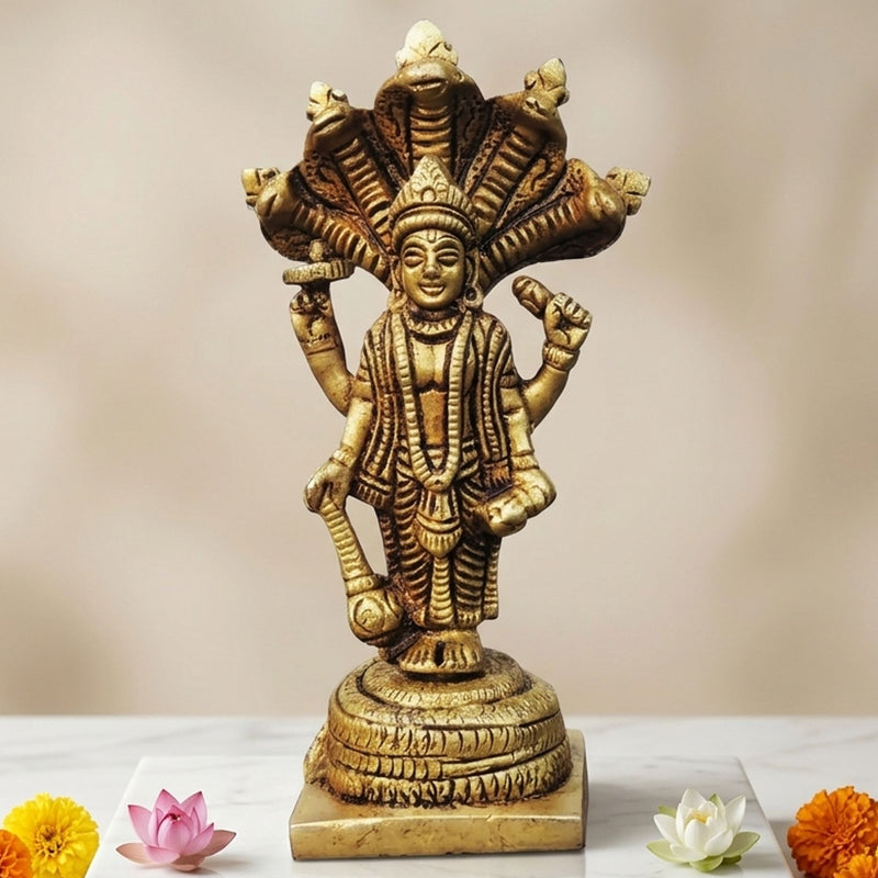 Brass Vishnu — 5"