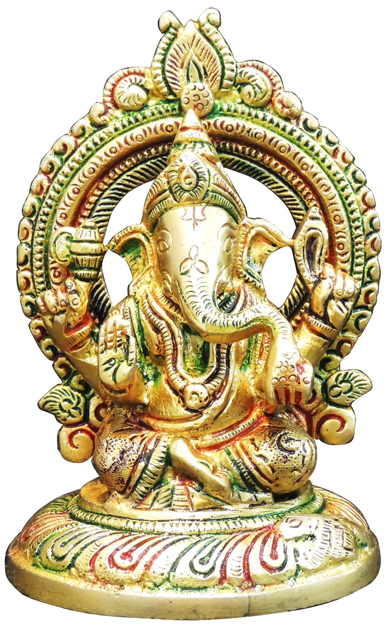 Brass Ganesh — 5.5"