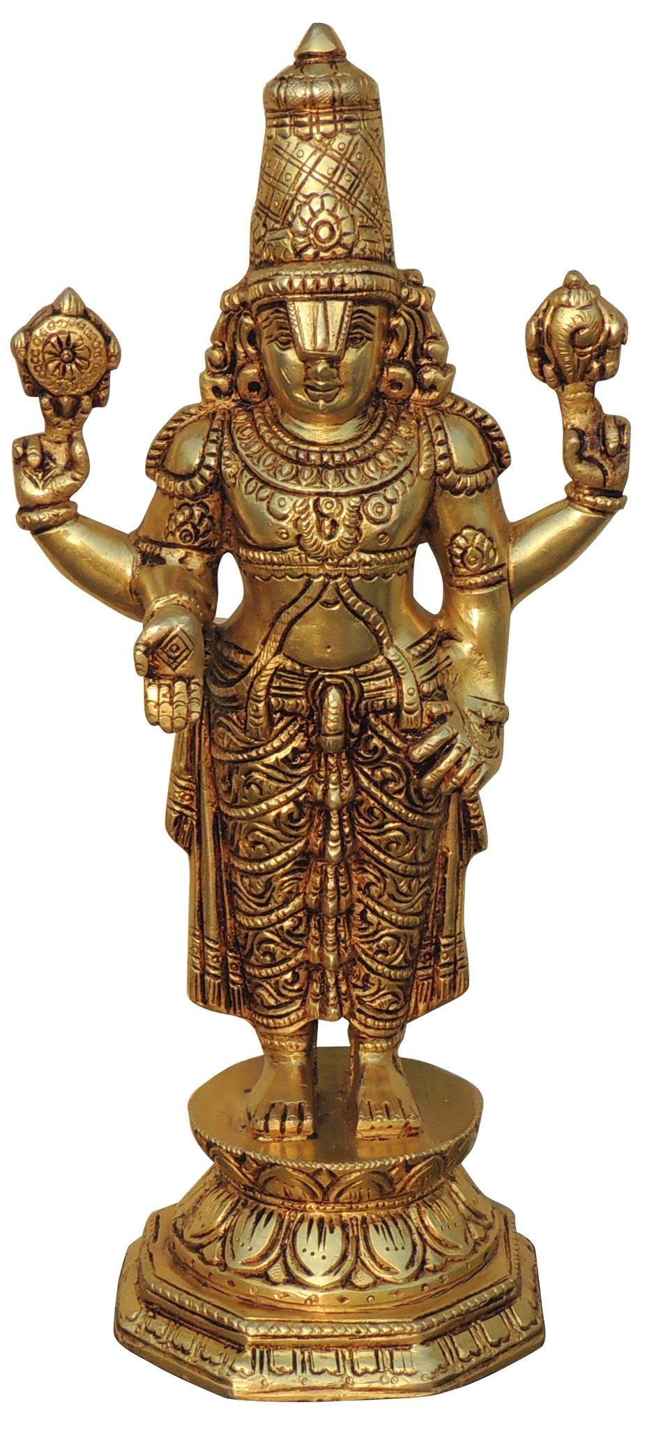 Brass Tirupati — 11.5"