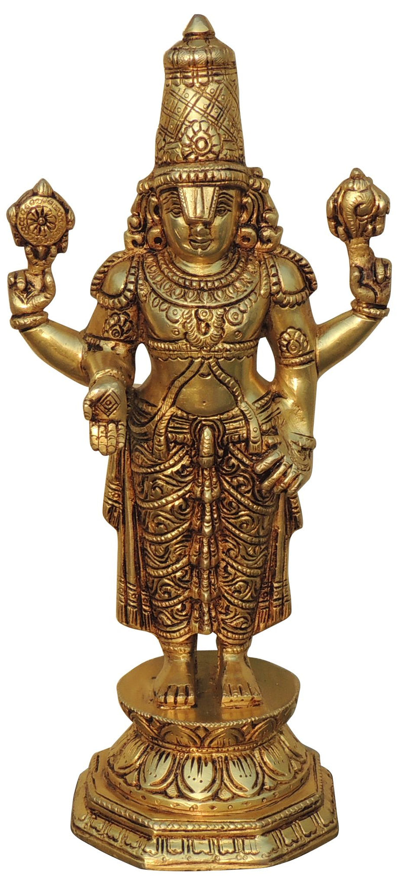 Brass Tirupati — 11.5"
