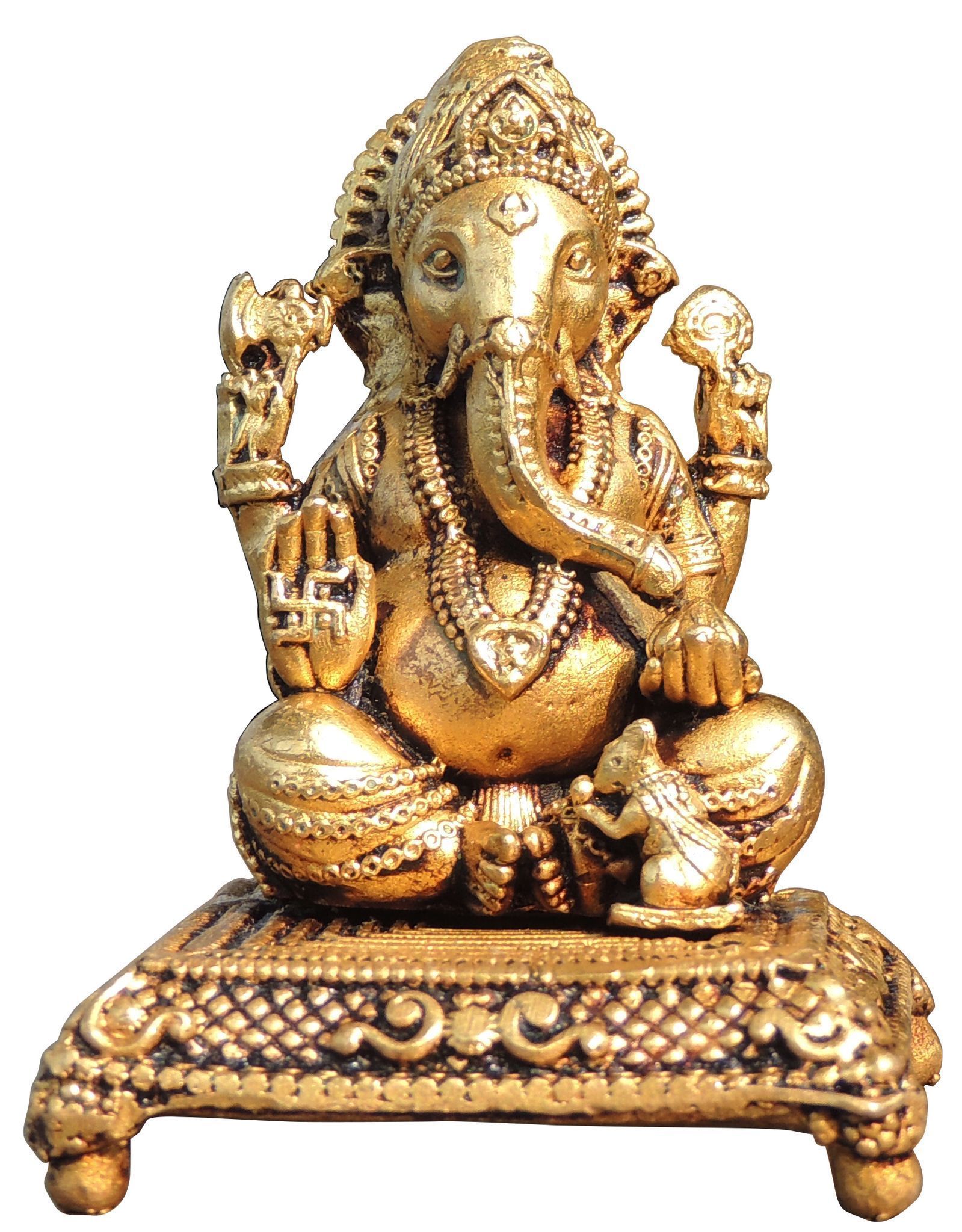 Brass Ganesh — 2.5"