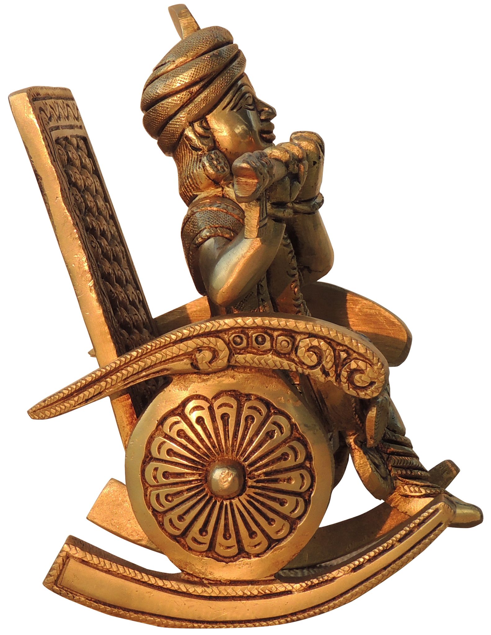 Brass Krishna — 6"