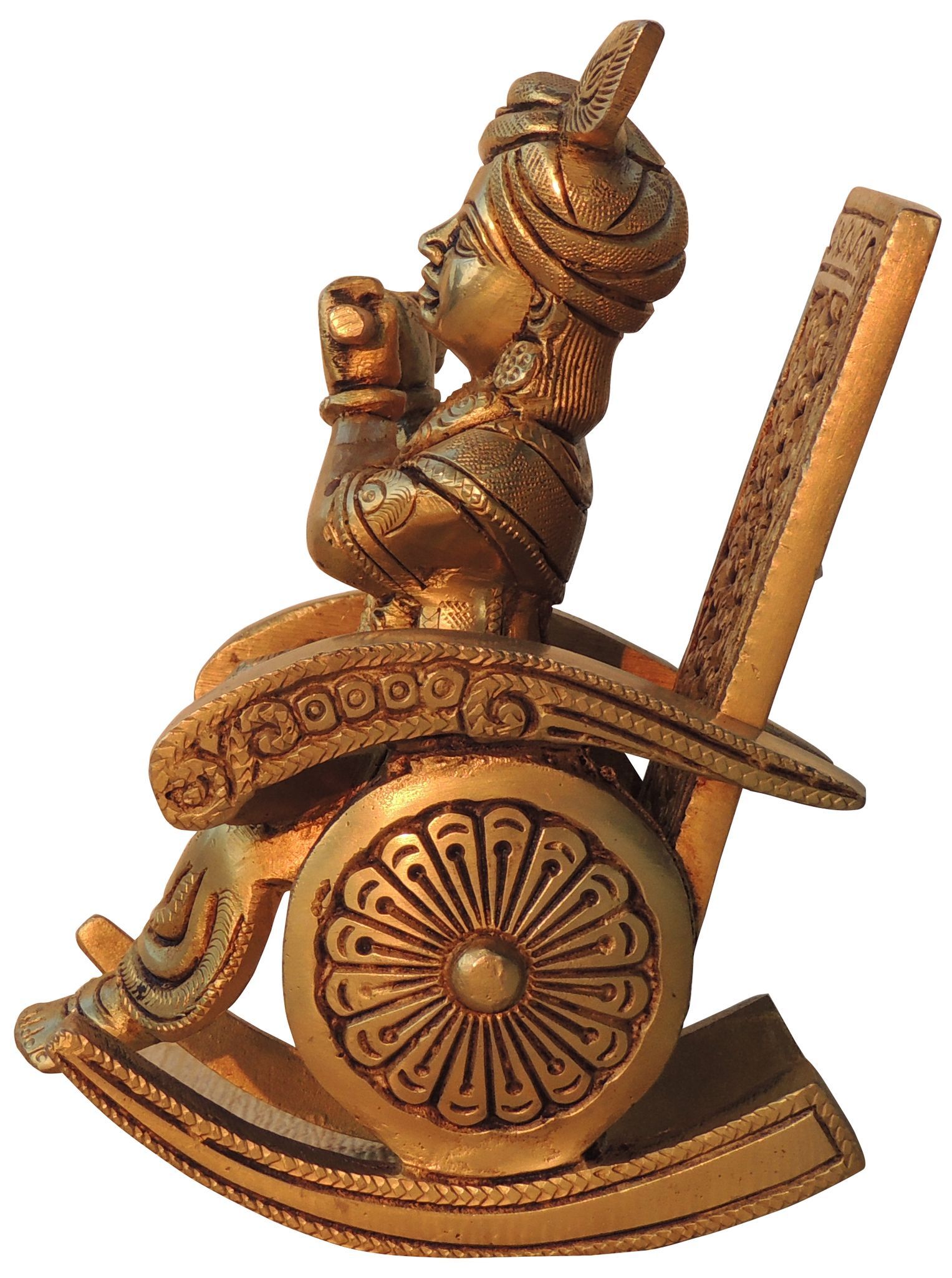 Brass Krishna — 6"