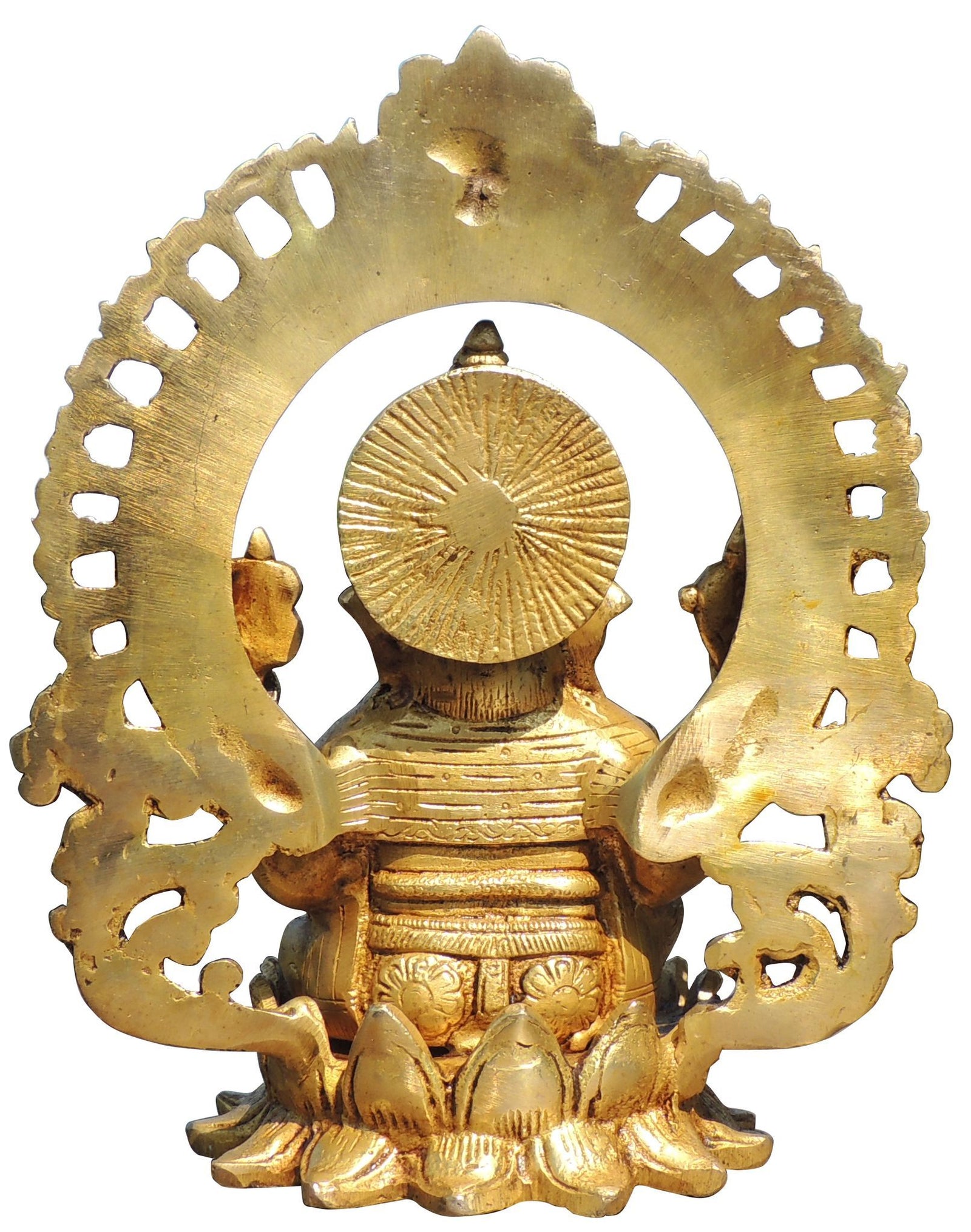Brass Ganesh — 9.2"