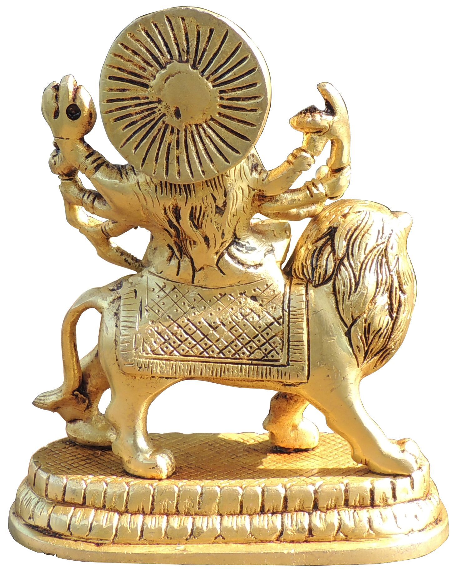 Brass Durga — 6"