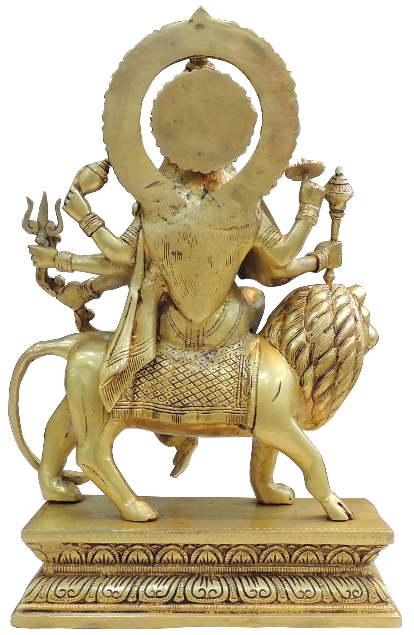 Brass Durga — 17"