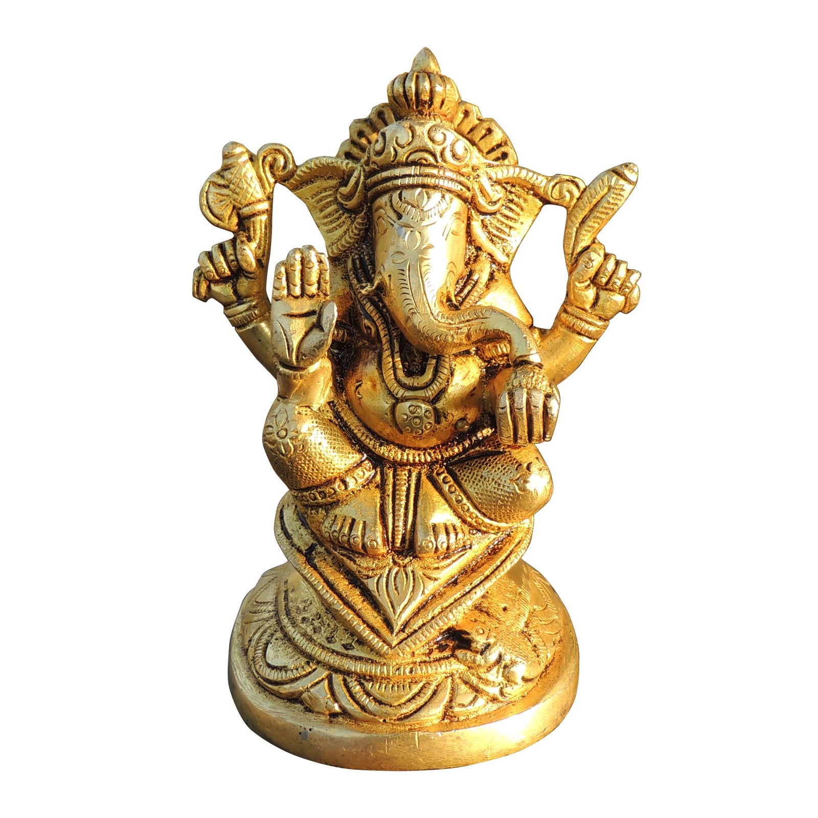 Brass Ganesh — 5"