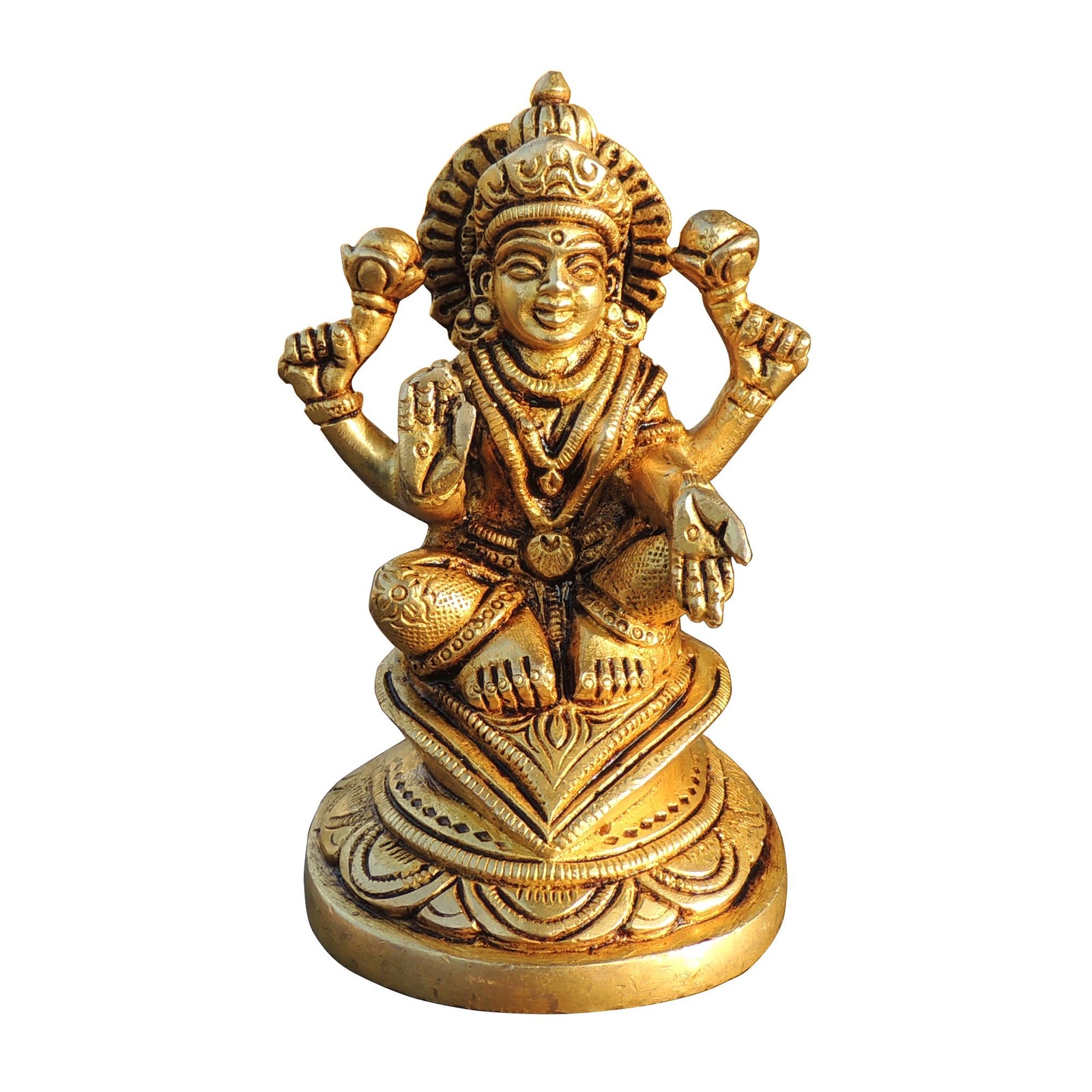 Brass Lakshmi — 4.5"