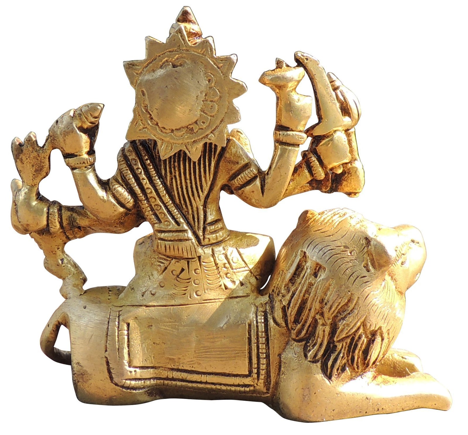 Brass Durga — 4"