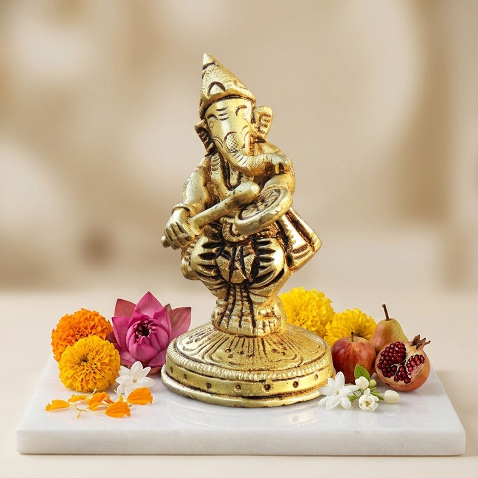 Brass Ganesh — 3.7"
